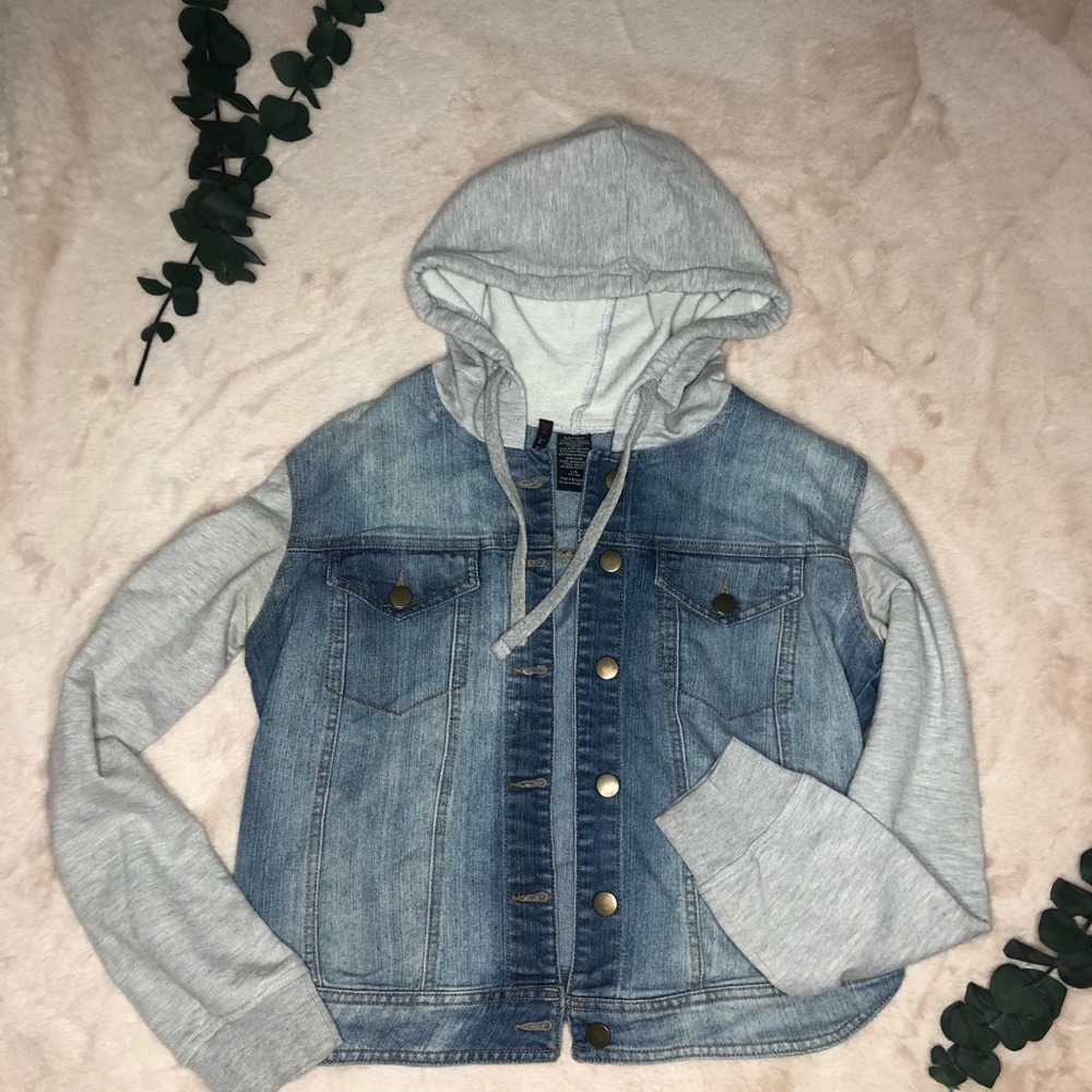 Fire Los Angeles Denim Sweater Jacket